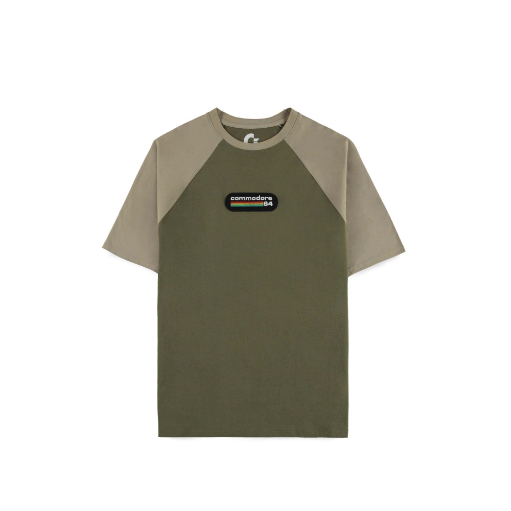 Commodore 64 - Logo Raglan TShirt - Grün